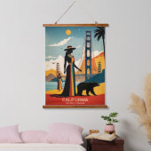 カリフォルニア州:イノベーションハート 吊り下げ型タペストリー (寝室)