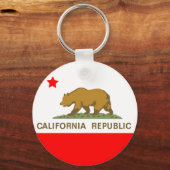 カリフォルニア州 キーホルダー (正面)