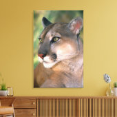 カリフォルニア州，クーガー キャンバスプリント (インサイチュ (リビング))