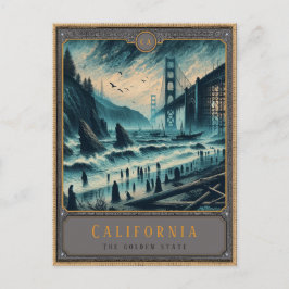 カリフォルニア州 |ゴシック様式の絵葉書 ポストカード