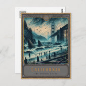 カリフォルニア州 |ゴシック様式の絵葉書 ポストカード (正面/裏面)