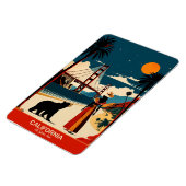 カリフォルニア州：ゴールデン州フレキシブル マグネット (左側)