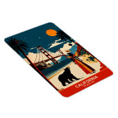 カリフォルニア州：ゴールデン州フレキシブル マグネット (右側)