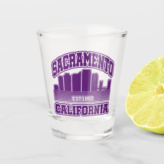 カリフォルニア州，サクラメント ショットグラス (正面)