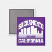 カリフォルニア州,サクラメント マグネット (正面/裏面)