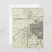 カリフォルニア州,サンガー ポストカード (正面/裏面)