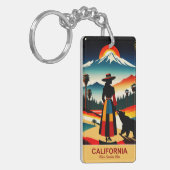 カリフォルニア州：サンシャインが住む場所 キーホルダー (正面左)