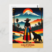 カリフォルニア州：サンシャインが住む場所 ポストカード (正面/裏面)