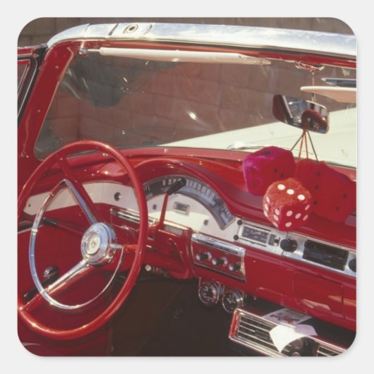 カリフォルニア州:サンタ・イェネス・バレー、ソルバン、1957年 スクエアシール (正面)