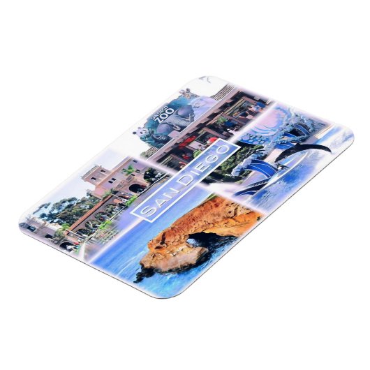 カリフォルニア州 – サンディエゴ – モザイク – 米国 –  マグネット (左側)