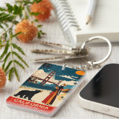 カリフォルニア州:ザ・ゴールデン州 キーホルダー (正面右)