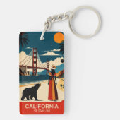 カリフォルニア州:ザ・ゴールデン州 キーホルダー (裏面)