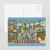 カリフォルニア州 ビッグベアレイク ポストカード (正面/裏面)