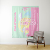 カリフォルニア州,ビーチ,トラベルアート名門私立校風の, タペストリー (インサイチュ)