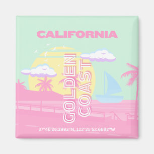 カリフォルニア州,ビーチ,トラベルアート名門私立校風の, マグネット
