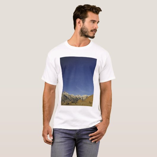 カリフォルニア州、ホイットニー山、イニョー国有林 Tシャツ (正面フル)