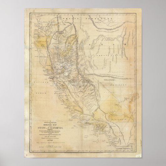 カリフォルニア州 ポスター (正面)