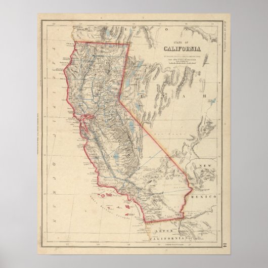 カリフォルニア州 ポスター (正面)