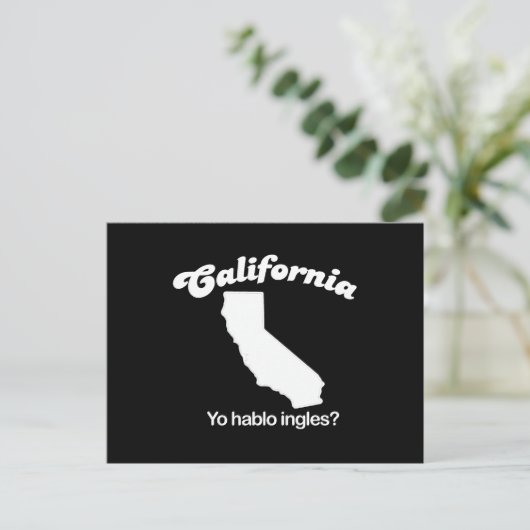 カリフォルニア州 – ヨーハビロイングルスTシャツ ポストカード (スタンド正面)