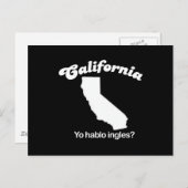 カリフォルニア州 – ヨーハビロイングルスTシャツ ポストカード (正面/裏面)
