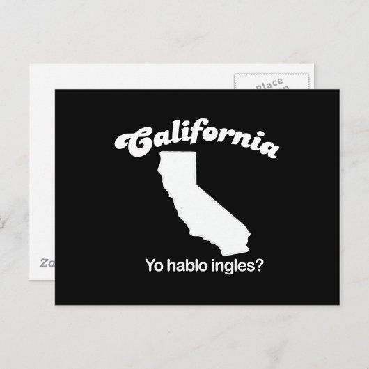 カリフォルニア州 – ヨーハビロイングルスTシャツ ポストカード (正面/裏面)