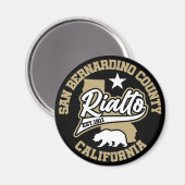 カリフォルニア州，リアルト マグネット (正面/裏面)