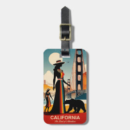 カリフォルニア州:冒険の国タグ ラゲッジタグ