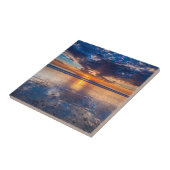 カリフォルニア州、劇的な海の海、日没 タイル (側面)