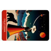 カリフォルニア州：夢の国が柔軟 マグネット (横)