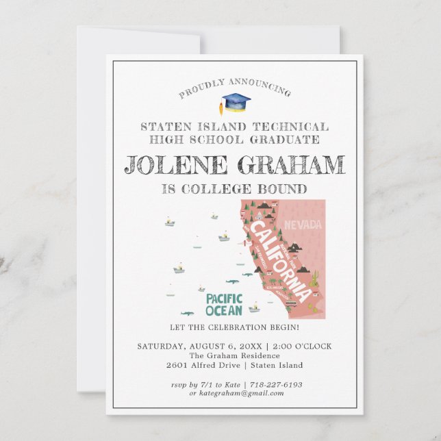 カリフォルニア州 |大学進学パーティー (正面)