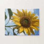 カリフォルニア州、巨大なひまわり (Helianthus) 4 ジグソーパズル (横)