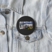 カリフォルニア州 缶バッジ (インサイチュ)