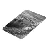 カリフォルニア州B&Wビーチ海岸線 マグネット (左側)