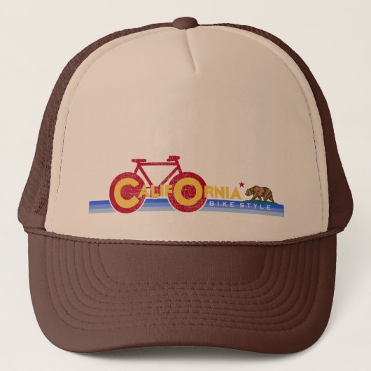 カリフォルニア州CAサイクリング キャップ (正面)