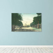 カリフォルニア州ChinatownOrovilleのビュー キャンバスプリント (インサイチュ (ウッドフロア))