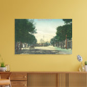 カリフォルニア州ChinatownOrovilleのビュー キャンバスプリント (インサイチュ (リビング))