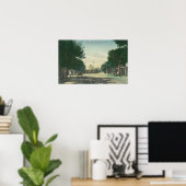 カリフォルニア州ChinatownOrovilleのビュー ポスター (ホームオフィス)