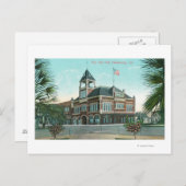 カリフォルニア州City HallHealdsburgの外観 ポストカード (正面/裏面)