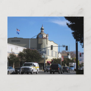 カリフォルニア州Downtown Hollister ポストカード