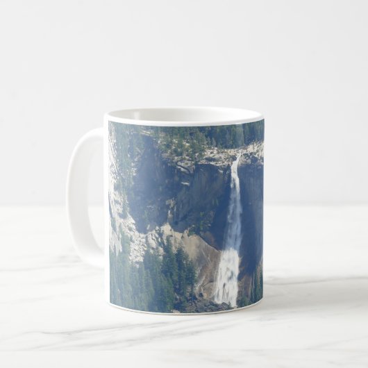 カリフォルニア州Glacier Pointからのネバダ秋のビュー コーヒーマグカップ (正面左)