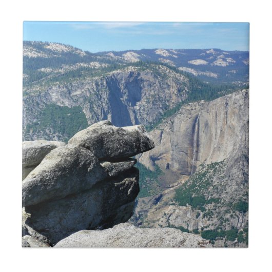 カリフォルニア州Glacier Pointの上位ヨセミテ秋 タイル (正面)