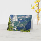 カリフォルニア州Glacier PointのVernal & Nevada秋 カード (黄色い花)