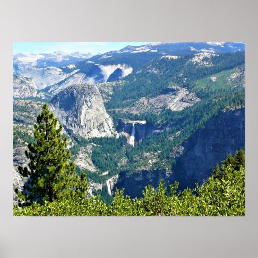 カリフォルニア州Glacier PointのVernal & Nevada秋 ポスター (正面)