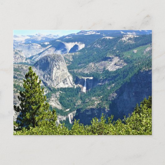 カリフォルニア州Glacier PointのVernal & Nevada秋 ポストカード (正面)