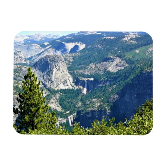 カリフォルニア州Glacier PointのVernal & Nevada秋 マグネット (横)