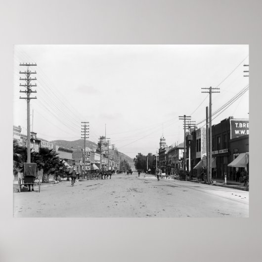 カリフォルニア州HISTORIC RIVERSIDE1900 ポスター (正面)