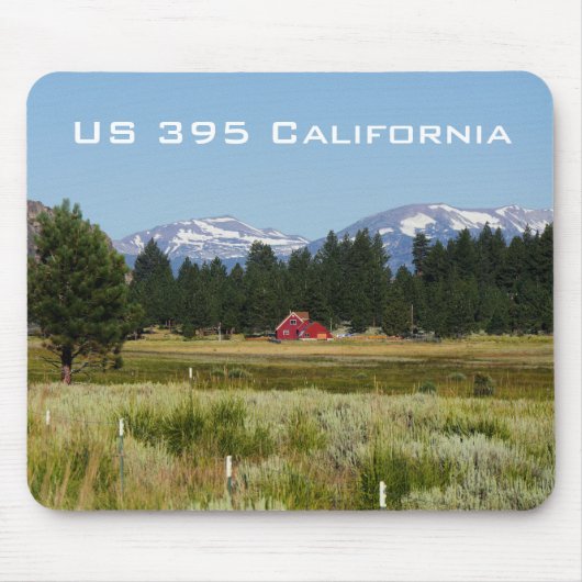 カリフォルニア州HWY 395横 マウスパッド (正面)