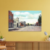 カリフォルニア州Kストリートチュラーレのビュー キャンバスプリント (インサイチュ (リビング))