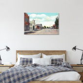 カリフォルニア州Kストリートチュラーレのビュー キャンバスプリント (インサイチュ (寝室))