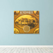 カリフォルニア州Kenilworth Orange LabelRiverside キャンバスプリント (インサイチュ (ウッドフロア))